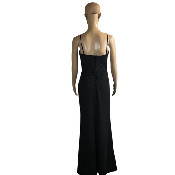 Windsor Black Dress with Sheer Accents, Evening gown, Sweetheart neckline SZ S - Picture 5 of 16